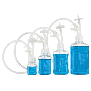 PharmaTainer™ Sterile Square Bottle & Carboy Assemblies with CellGyn® Tubing