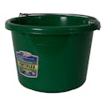 8 Quart Green Molded Rubber-Polyethylene Pail
