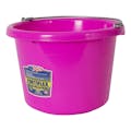 8 Quart Hot Pink Molded Rubber-Polyethylene Pail