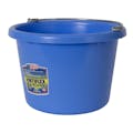 8 Quart Sky Blue Molded Rubber-Polyethylene Pail
