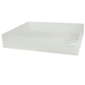 10" L x 10" W x 3" Hgt. Lightweight HDPE Tamco® Tray