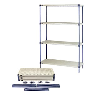 Quantum® Wire Plastic Mat Shelving Units