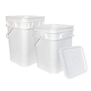 30 Series HDPE Square Pails & Lids