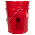 Premium Red 5 Gallon Bucket