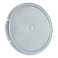Silver Solid Tear Tab Bucket Lid