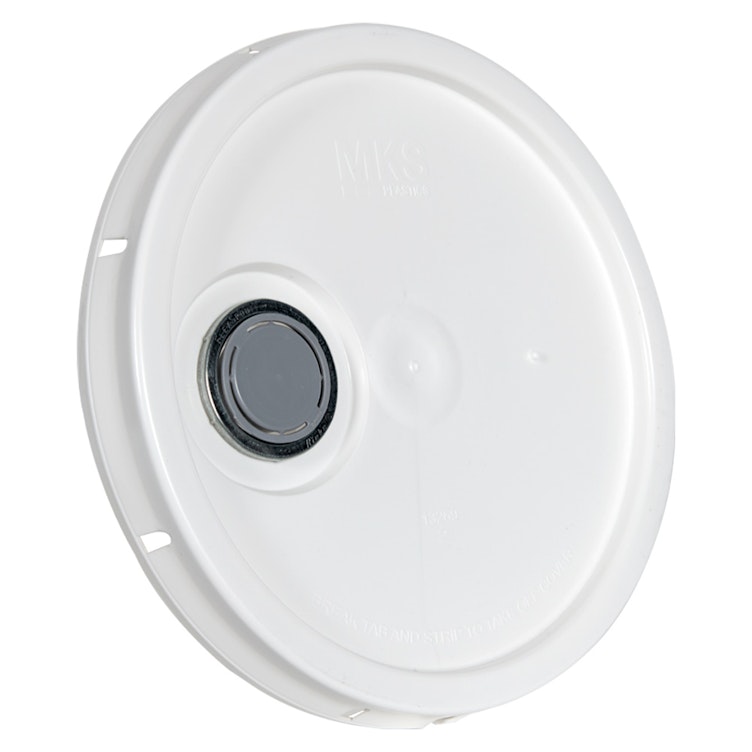 White Pour Spout Lid for Select Premium 3-1/2 & 5 Gallon Buckets