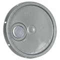 Silver Pour Spout Bucket Lid