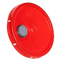 Red Pour Spout Bucket Lid
