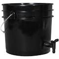 Premium Black 3-1/2 Gallon Tamco® Modified Bucket with Spigot