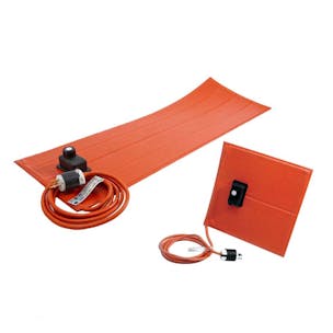 BriskHeat® Silicone Rubber Heating Blanket for Plastic Buckets, Tanks & other Vessels