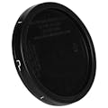 1 Gallon Black Economy Round Bucket Lid with Tear Tab