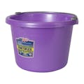 8 Quart Pearl Deep Purple Molded Rubber-Polyethylene Pail