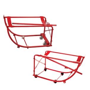 Drum Cradle with Self-Storing Lever Bar