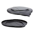 3.17 Gallon Vikan® Black Polypropylene Bucket Lid