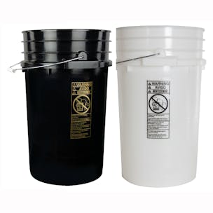 7 Gallon Round Buckets & Lids