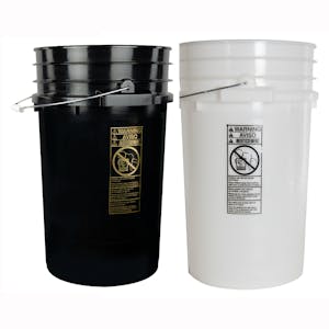 7 Gallon Round Buckets & Lids