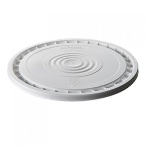 White Peel Off Reusable Lid for 3-1/2 & 5 Gallon Buckets