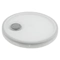 3-1/2 to 5-1/4 Gallon Natural HDPE Economy Round Bucket Lid with Pour Spout