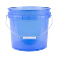 3-1/2 Gallon Leaktite® Translucent Blue Polyethylene Bucket
