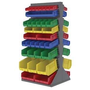 Akro-Mils® Double Sided Bin Rack & Bins