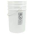 White 6-1/2 Gallon Bucket