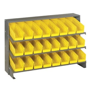 Quantum® Economy Bench Rack Sloped Shelving Systems