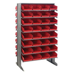 Quantum® Economy Double-Sided Sloped Shelving Systems