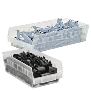 Quantum® Clear Economy Shelf Bins