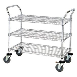 Quantum® Q-Stor Wire Shelving Mobile Carts
