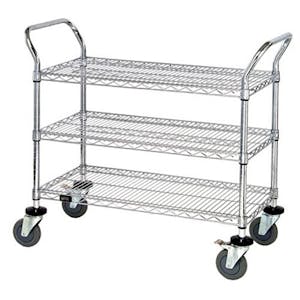 Quantum® Q-Stor Wire Shelving Mobile Carts