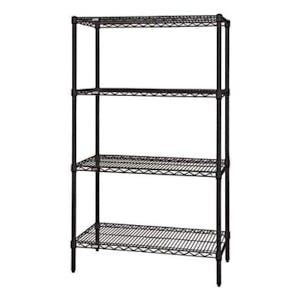 Quantum® Black Wire Shelving Units