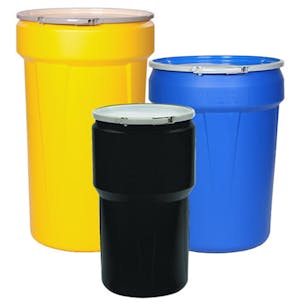 Eagle Nestable Open Head Drums with Level-Locking Rings