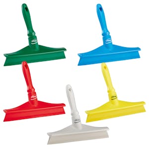 Vikan® Color-Coded Ultra Hygiene Table Squeegees with Single Blade & Mini Handles
