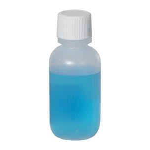 LDPE Boston Round Bottles with Plain Caps