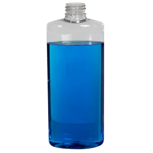 Clear PET Oval Bottles