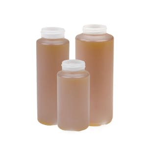 HDPE Cylindrical Honey Bottles & Caps