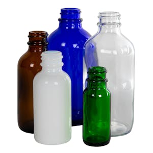 Glass Boston Round Bottles