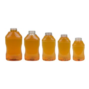 PET Hourglass Grip Bottles