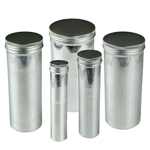Seamless Screw Cap Aluminum Cans with Caps