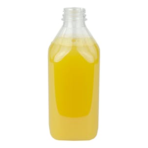PET Square Beverage Bottle with STT Neck