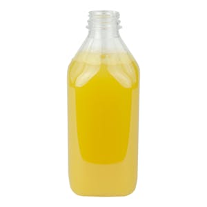 PET Square Beverage Bottle with STT Neck