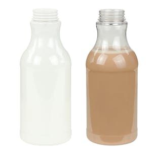 PET Pinch Neck Round Bottles with STT Neck