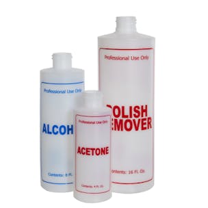Health & Beauty Embossed Cylinder Bottles
