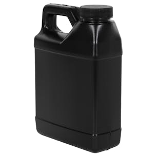 Black F-Style Jugs with Plain Caps