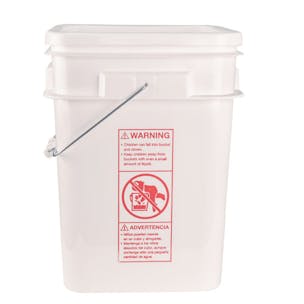 4 Gallon Square Pail & Lid