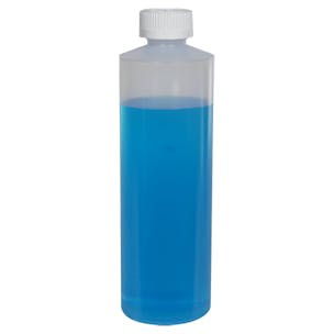 LDPE Cylindrical Bottles with CRC Caps