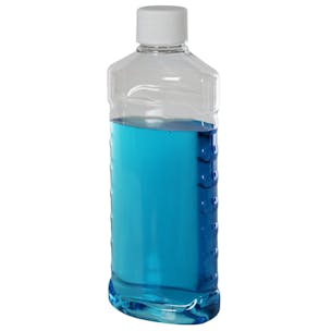 EZ Grip Oval Bottles with Plain Caps