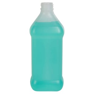 Oval Rubbing Alcohol Bottle