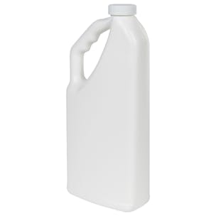 HDPE "No-Glug" Jugs with Plain Caps