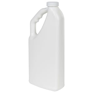 HDPE "No-Glug" Jugs with Plain Caps